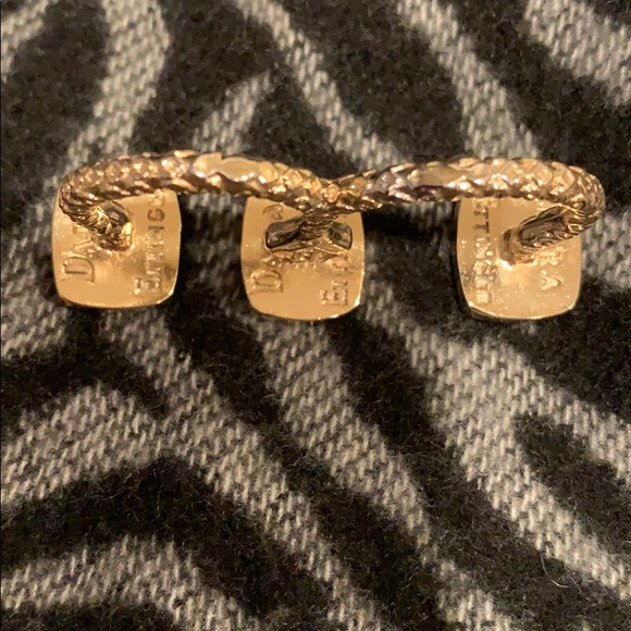 Dara Ettinger - 2 finger ring - 3 druzy stones - Picture 4 of 4